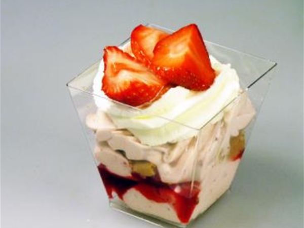 Lepelgebakje aardbei