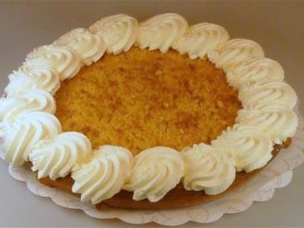 Appel kruimel vlaai slagroom