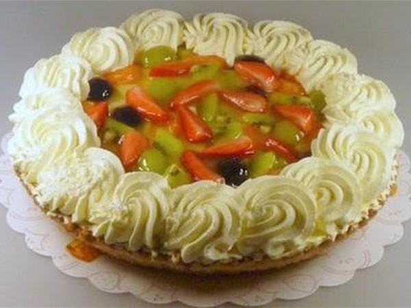 Vers fruit vlaai bladerdeeg